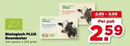 PLUS Biologisch PLUS Roomboter aanbieding