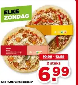 PLUS Alle PLUS Verse pizza's aanbieding