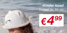 Kik Kinder hoed aanbieding