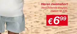 Kik Heren zwemshort aanbieding