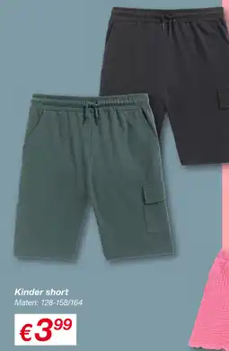 Kik Kinder short aanbieding