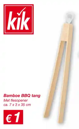 Kik Bamboe BBQ tang aanbieding