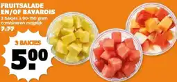 Coop FRUITSALADE EN/OF BAVAROIS aanbieding