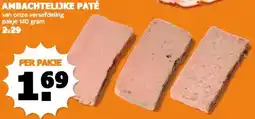 Coop AMBACHTELIJKE PATÉ aanbieding