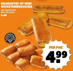 Coop BRABANTSE OF MINI WORSTENBROODJES aanbieding