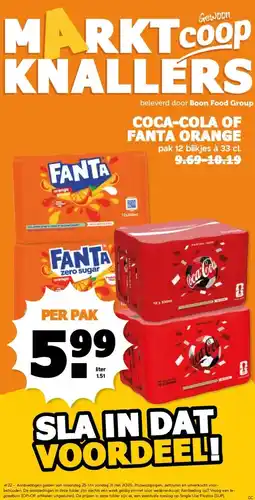 Coop COCA-COLA OF FANTA ORANGE aanbieding