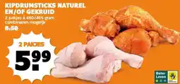 Coop KIPDRUMSTICKS NATUREL EN/OF GEKRUID aanbieding