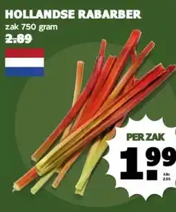 Coop HOLLANDSE RABARBER aanbieding