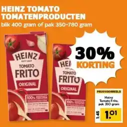 Coop HEINZ TOMATO TOMATENPRODUCTEN aanbieding