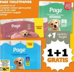 Coop PAGE TOILETPAPIER aanbieding