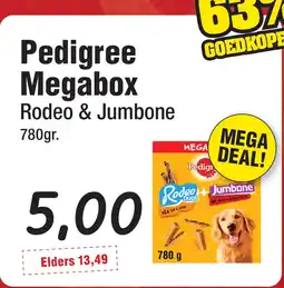 Budget Food Pedigree Megabox aanbieding