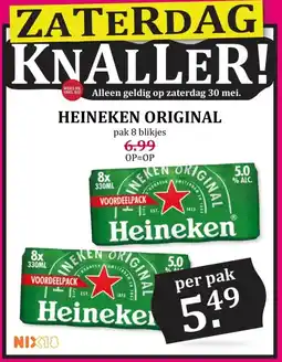 Coop HEINEKEN ORIGINAL aanbieding