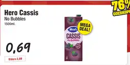 Budget Food Hero Cassis No Bubbles aanbieding