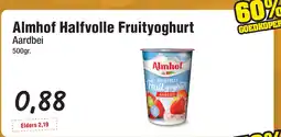 Budget Food Almhof Halfvolle Fruityoghurt Aardbei aanbieding