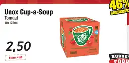 Budget Food Unox Cup-a-Soup Tomaat aanbieding