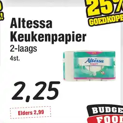 Budget Food Altessa Keukenpapier aanbieding
