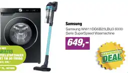 EP Samsung WW11DG6B25LBU3 6000 Serie SuperSpeed Wasmachine aanbieding