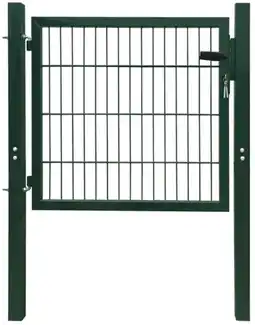 Bol.com vidaXL - 2D - Hekpoort - (Enkel) - Groen - 100x80 - cm aanbieding
