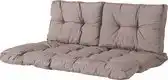 Bol.com Madison - Palletkussen - Tuinkussen - Zitkussen - Rugkussen - 3-delig - 120cm x 80cm - Florance Jute aanbieding