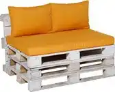 Bol.com Madison - Loungekussen - Tuinkussen - Palletkussen - Rugkussen - 3-delig - 120 x 80cm - Panama Geel aanbieding