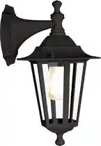 Bol.com EGLO Laterna 4 Wandlamp Buiten - E27 - 35 cm - Zwart aanbieding
