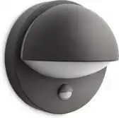 Bol.com Philips June buitenwandlamp met sensor - antraciet aanbieding