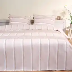 Action Mexx Home dekbedovertrek - beige aanbieding