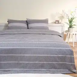 Action Mexx Home dekbedovertrek - grijs aanbieding