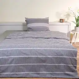 Action Mexx Home dekbedovertrek - grijs aanbieding