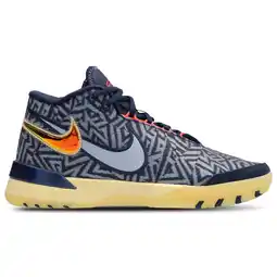 Foot Locker Nike LeBron Sneakers Heren - Blauw - Maat 42.5 - Mesh/Synthetisch aanbieding