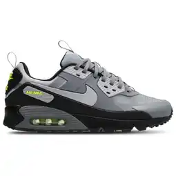 Foot Locker Nike Air Max 90 Sneakers Heren - Grijs - Maat 41 - Mesh/Synthetisch aanbieding