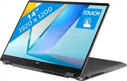 Coolblue ASUS Vivobook 14 Flip OLED Copilot+ PC TP3407SA-SG167W aanbieding