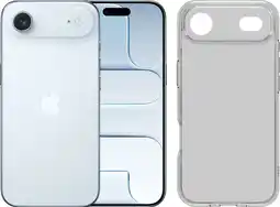 Coolblue Apple iPhone Air 256GB Blauw + BlueBuilt Protective Back Cover Transparant aanbieding