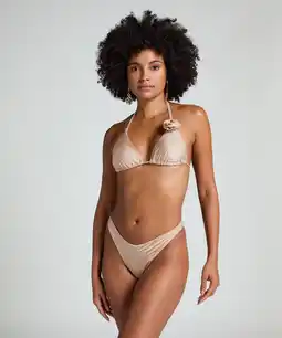 Hunkemoller Hunkemöller Bikinibroekje Lima Beige aanbieding