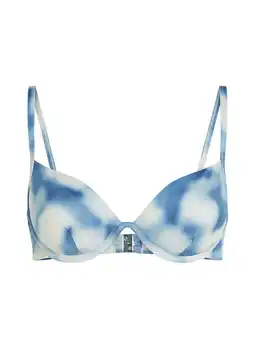 Hunkemoller Hunkemöller Niet-voorgevormde beugel bikinitop Lagoa Blauw aanbieding