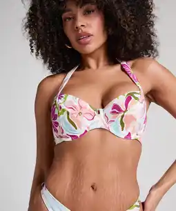 Hunkemoller Hunkemöller Niet-voorgevormde bikinitop met beugel Ayanna Wit aanbieding
