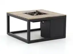 Kees Smit Cosiraw lounge vuurtafel 100x100x55cm aanbieding