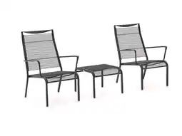 Kees Smit Apple Bee Hawaii lounge balkonset 3-delig stapelbaar aanbieding