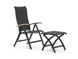 Kees Smit Bellagio Lugo standenstoel met Pronto voetenbank aanbieding