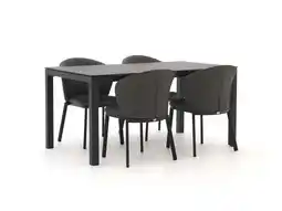 Kees Smit Bellagio San Lupo/La Fonte 160cm dining tuinset 5-delig aanbieding