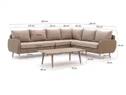 Kees Smit Intenso Suzzara/Rough-K lounge hoek loungeset 5-delig aanbieding