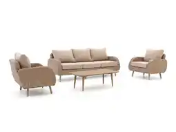Kees Smit Intenso Suzzara/Rough-K lounge stoel-bank loungeset 5-delig aanbieding