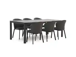 Kees Smit Bellagio San Lupo/La Fonte 220cm dining tuinset 7-delig aanbieding