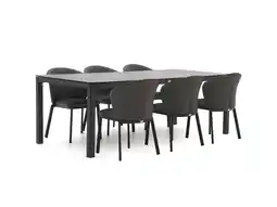 Kees Smit Bellagio San Lupo/La Fonte 220cm dining tuinset 7-delig aanbieding