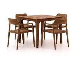 Kees Smit Bellagio Balba/Bruca 90cm dining tuinset 5-delig stapelbaar aanbieding