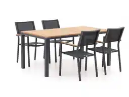 Kees Smit Bellagio Roma/Linosa 180cm dining tuinset 5-delig stapelbaar aanbieding