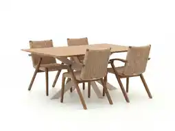 Kees Smit Bellagio Tredozio/Furato 180cm dining tuinset 5-delig aanbieding