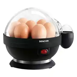 Bol.com Sencor SEG 720BS - Eierkoker - Zwart RVS aanbieding