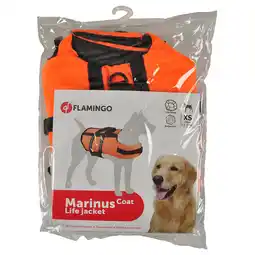 Zooplus Flamingo zwemvest, oranje maat XS: ca. 25cm ruglengte hond aanbieding