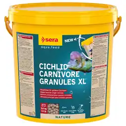 Zooplus sera Cichlid Red XL Nature Granulaatvoer - Dubbelpak: 2 x 10 L aanbieding